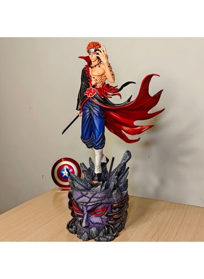Naruto The 24cm Heavenly Path Pain of the Ten Years and Hundred Ninjas Resonance Series, Cool Anime Handmade Model, Decoration and Gift Item - Image 5